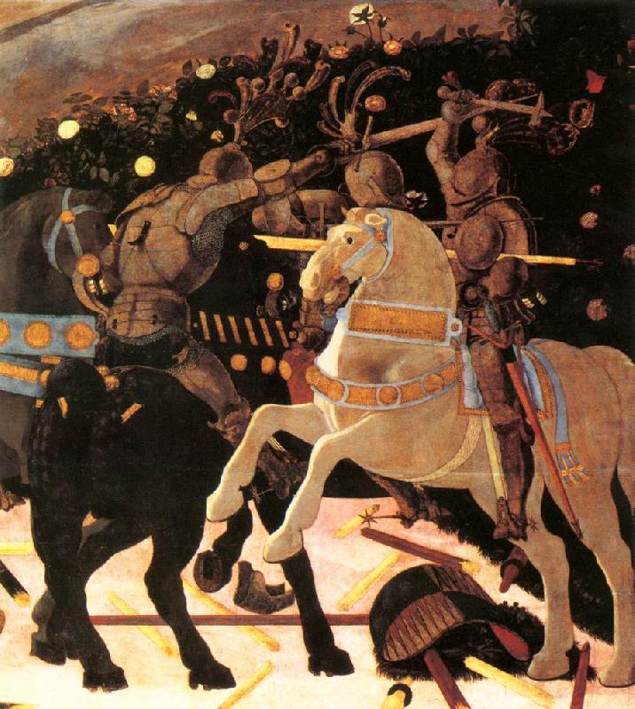 UCCELLO, Paolo Niccol da Tolentino Leads the Florentine Troops (detail) ou